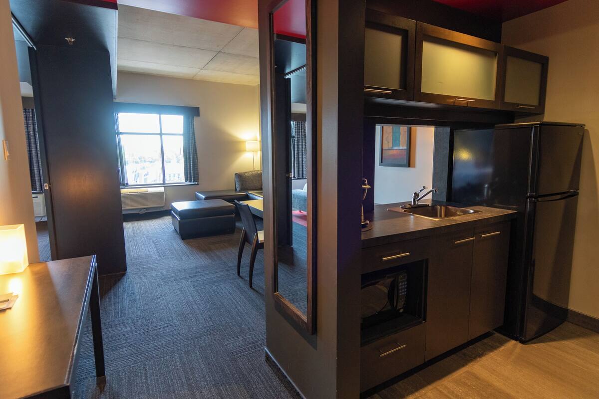 presidential suite, 1 king bed | private kitchen | mini-fridge