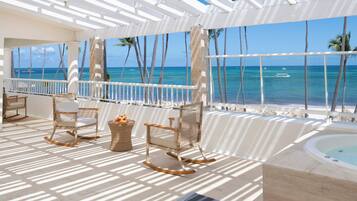 The Reserve Presidential Suite Ocean Front Adults Only | 1 chambre, literie de qualité supérieure, surmatelas