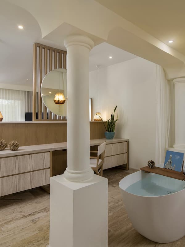 Junior Suite Garden View Adults Only | 1 bedroom, premium bedding, pillowtop beds, free minibar