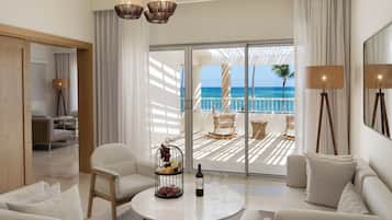 The Reserve Presidential Suite Ocean Front Adults Only | 1 Schlafzimmer, hochwertige Bettwaren, Pillowtop-Betten