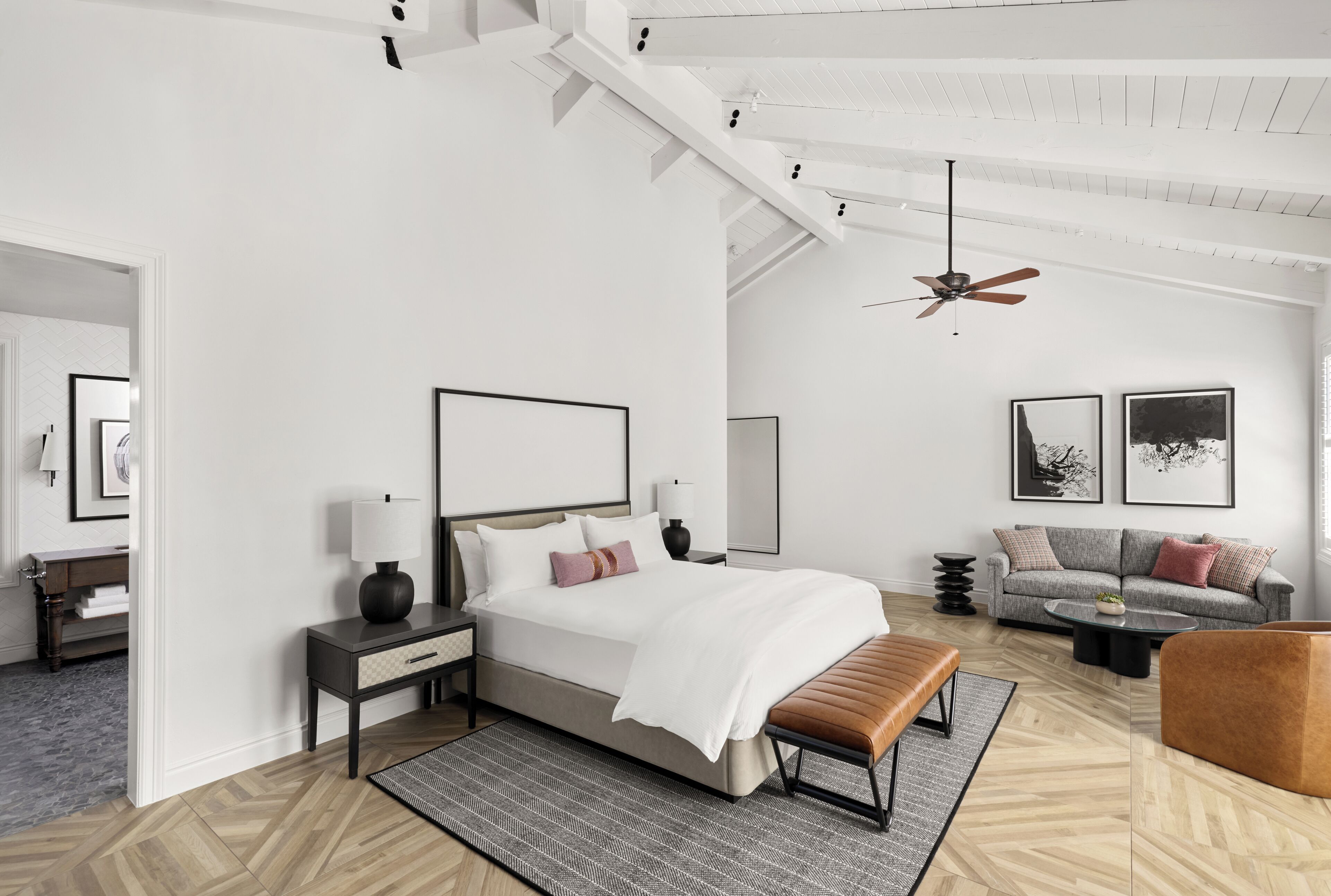 Premium Suite | Frette Italian sheets, hypo-allergenic bedding, down comforters