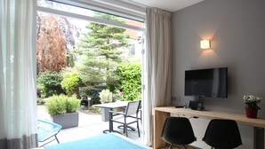 Deluxe Double Room, 1 Queen Bed, Terrace (Ground Floor)