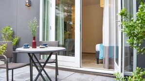 Deluxe Double Room, 1 Queen Bed, Terrace (Ground Floor)