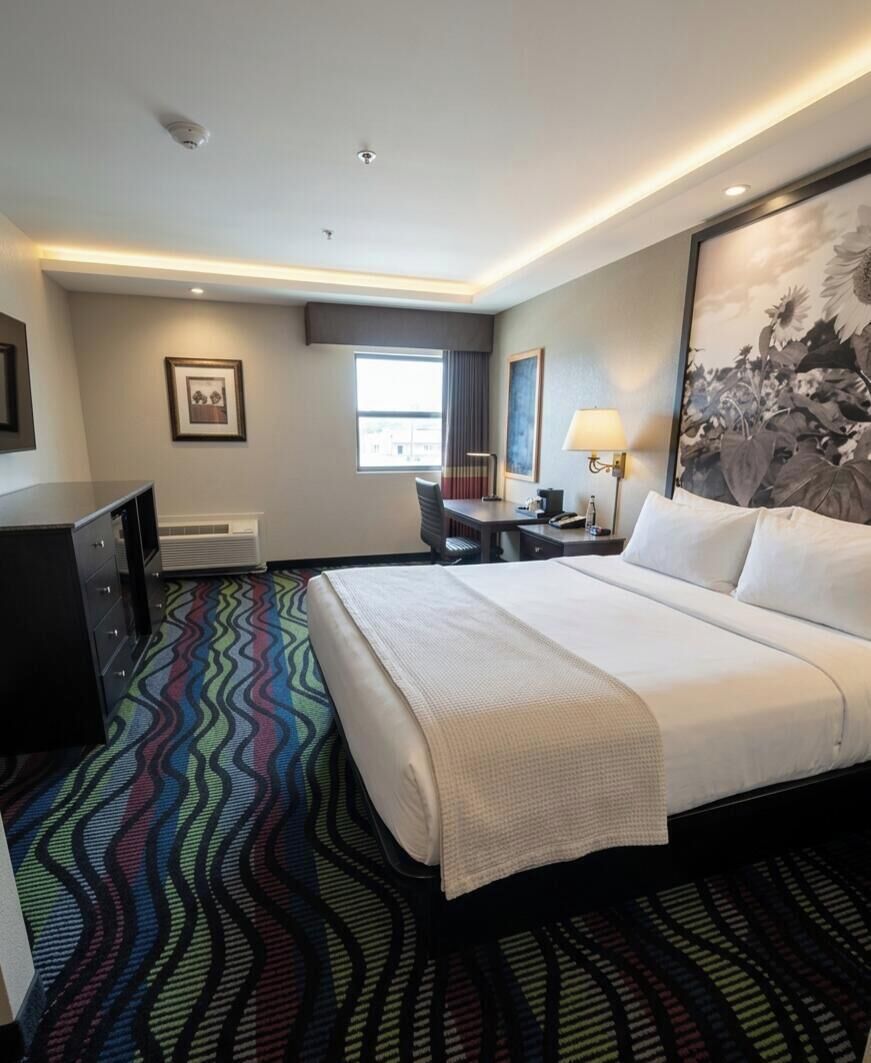 Standard Room, 1 King Bed | Living area | LCD TV