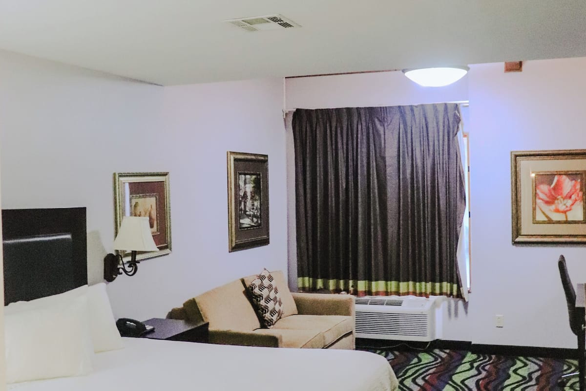 Desk, soundproofing, iron/ironing board, rollaway beds