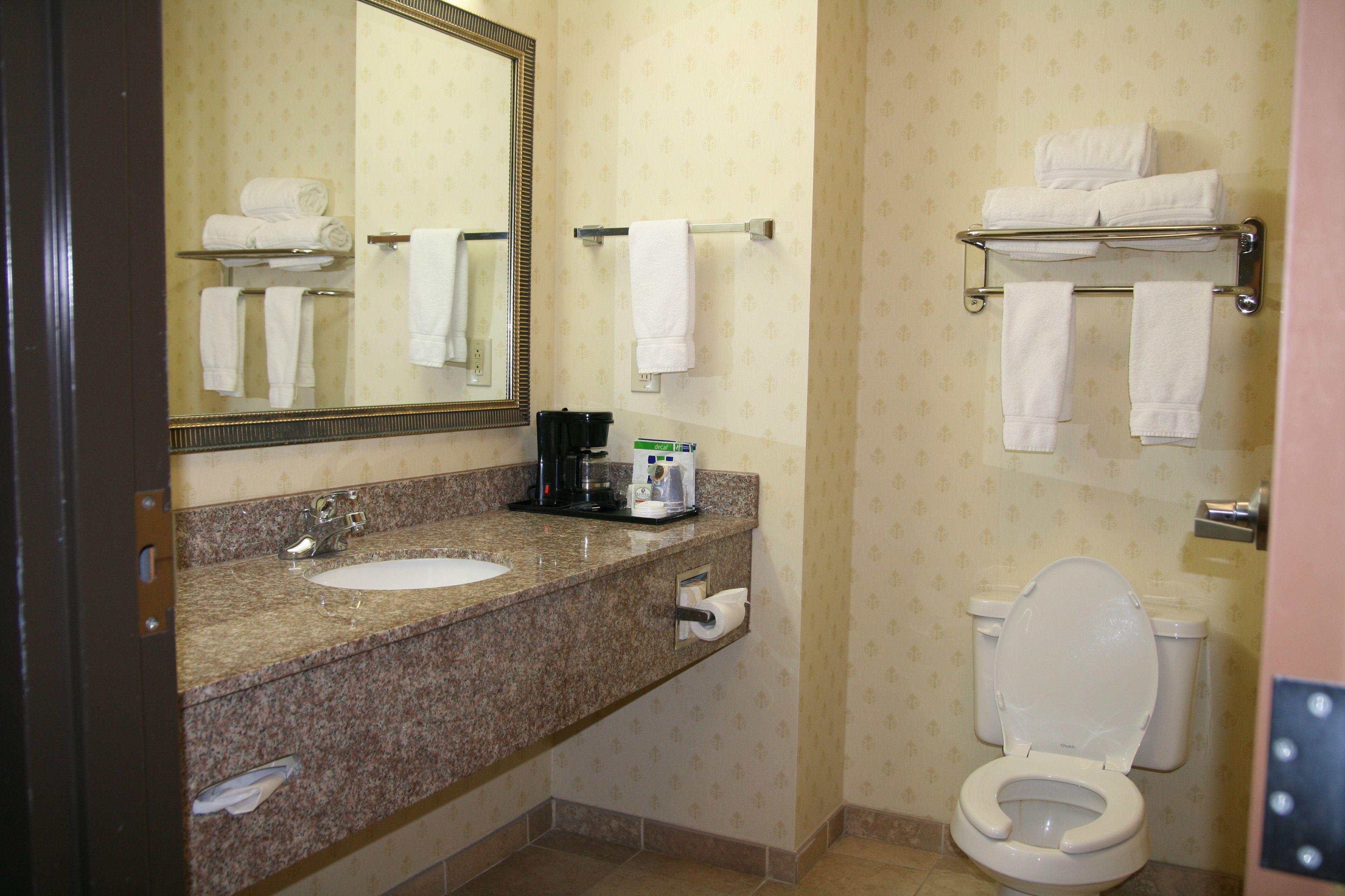 suite, 1 king bed, accessible (communication accessible) | desk, laptop workspace, blackout curtains, iron/ironing board