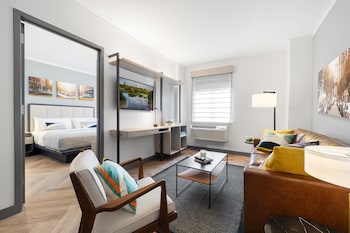 1 bedroom, hypo-allergenic bedding, down comforters, in-room safe at Citadines Connect Fifth Avenue New York