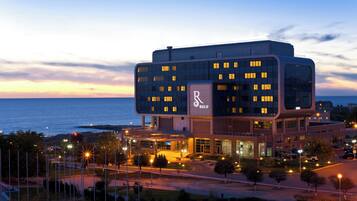 Façana frontal de l'allotjament