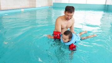 Indoor pool, seasonal outdoor pool, free cabanas, pool umbrellas
