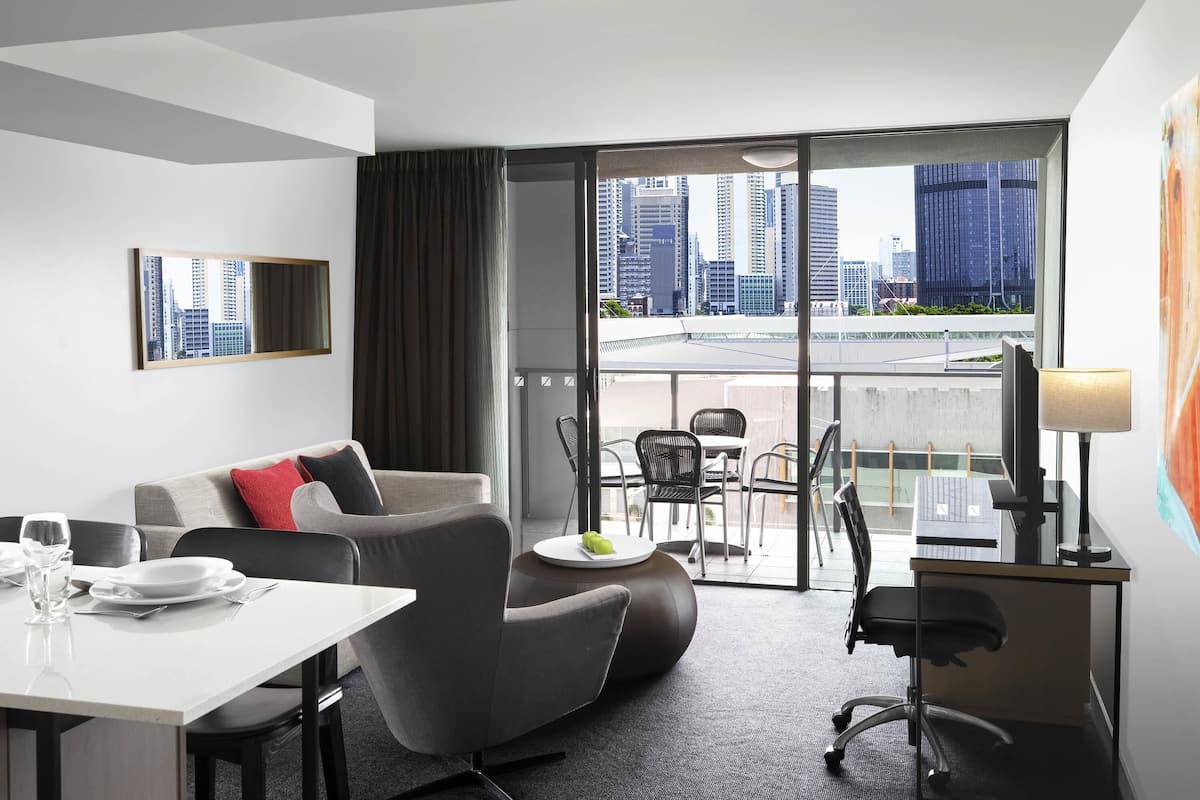Room, 2 Bedrooms | In-room safe, desk, blackout drapes, iron/ironing board