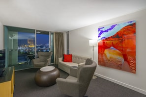 In-room safe, desk, blackout drapes, iron/ironing board