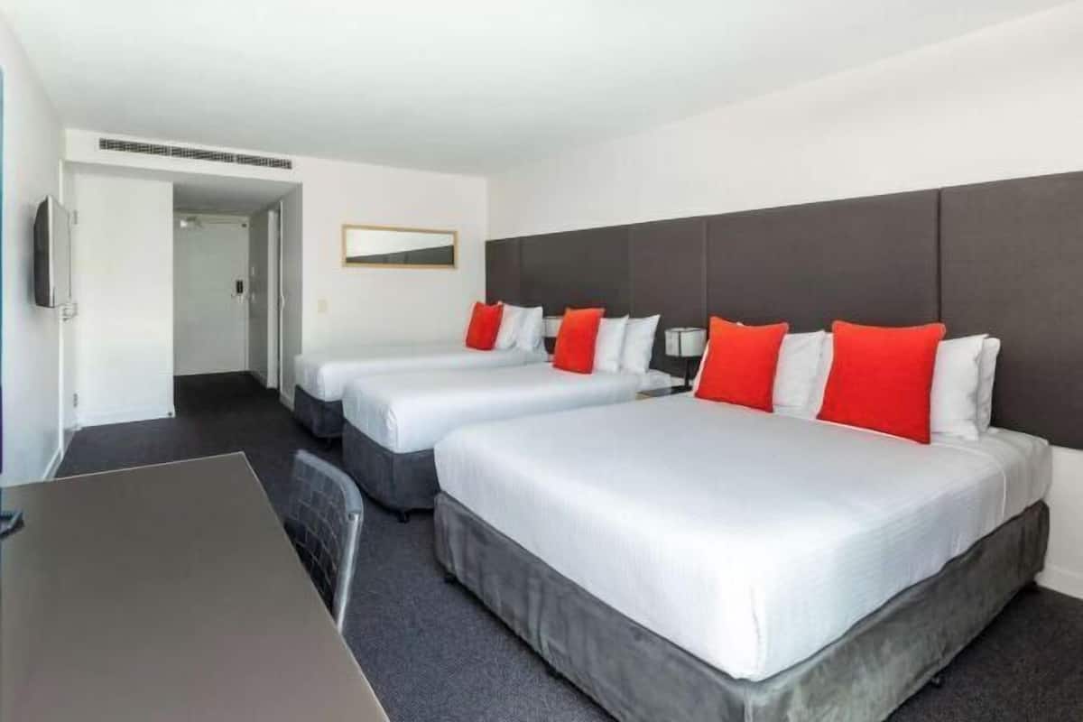 In-room safe, desk, blackout curtains, iron/ironing board