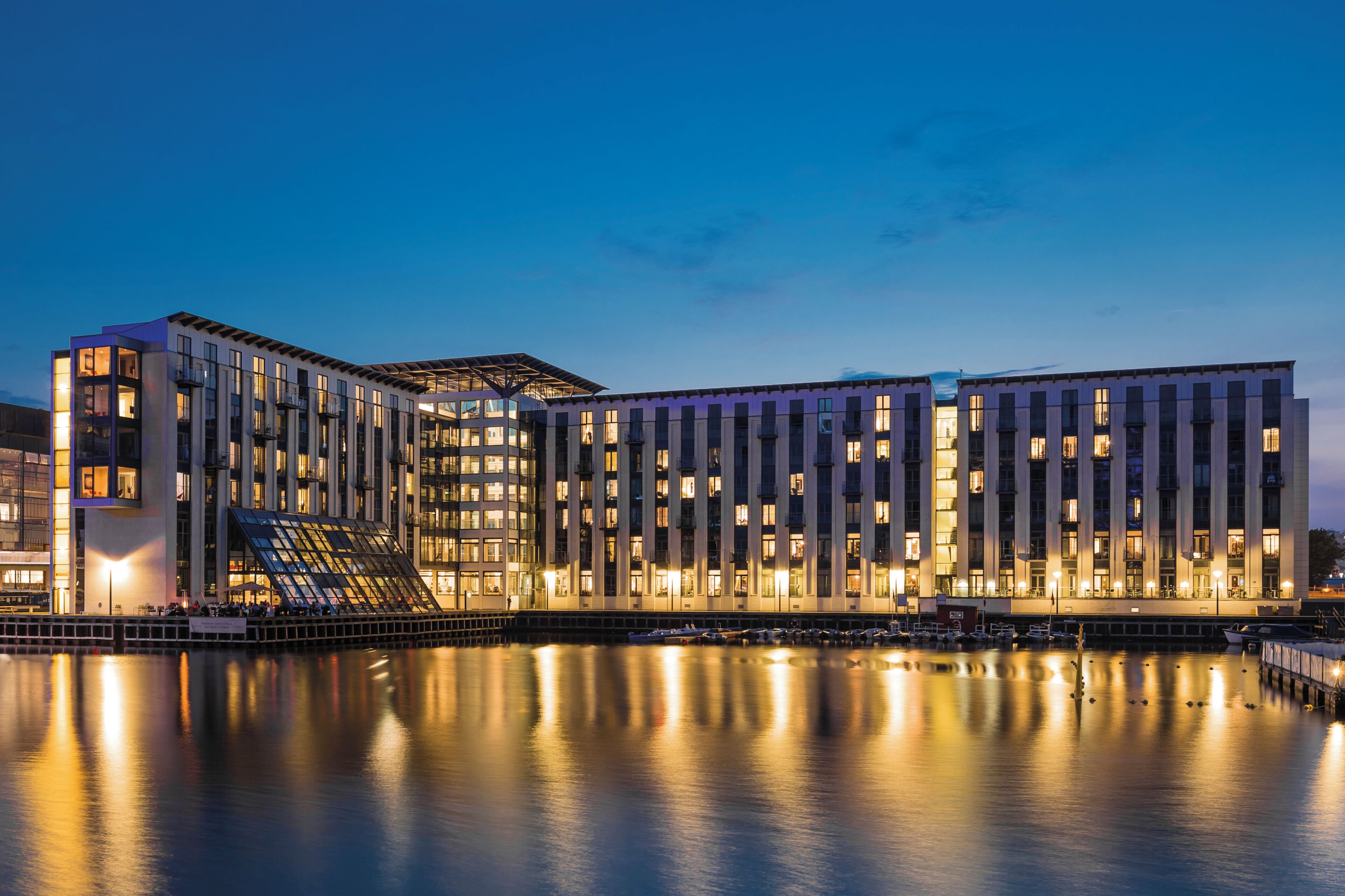 Front of property – evening/night