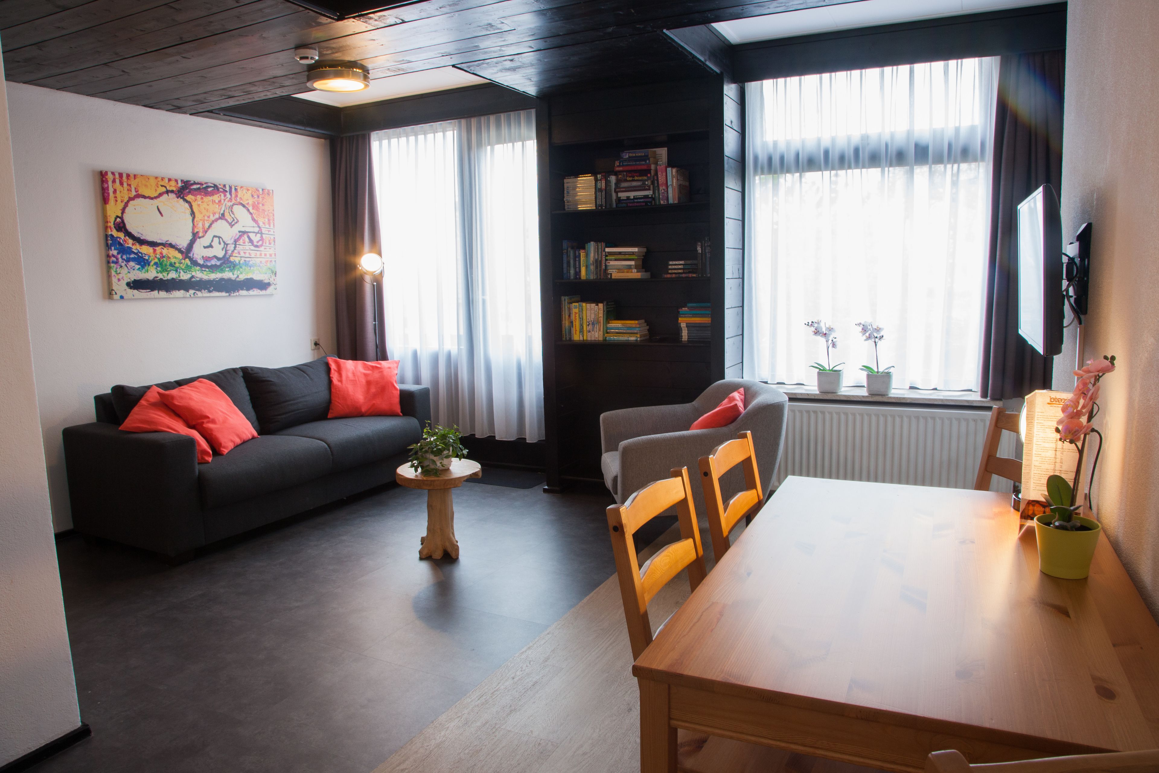 Familiekamer | Woonruimte | Een lcd-televisie