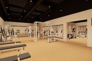 Fitnessbereich