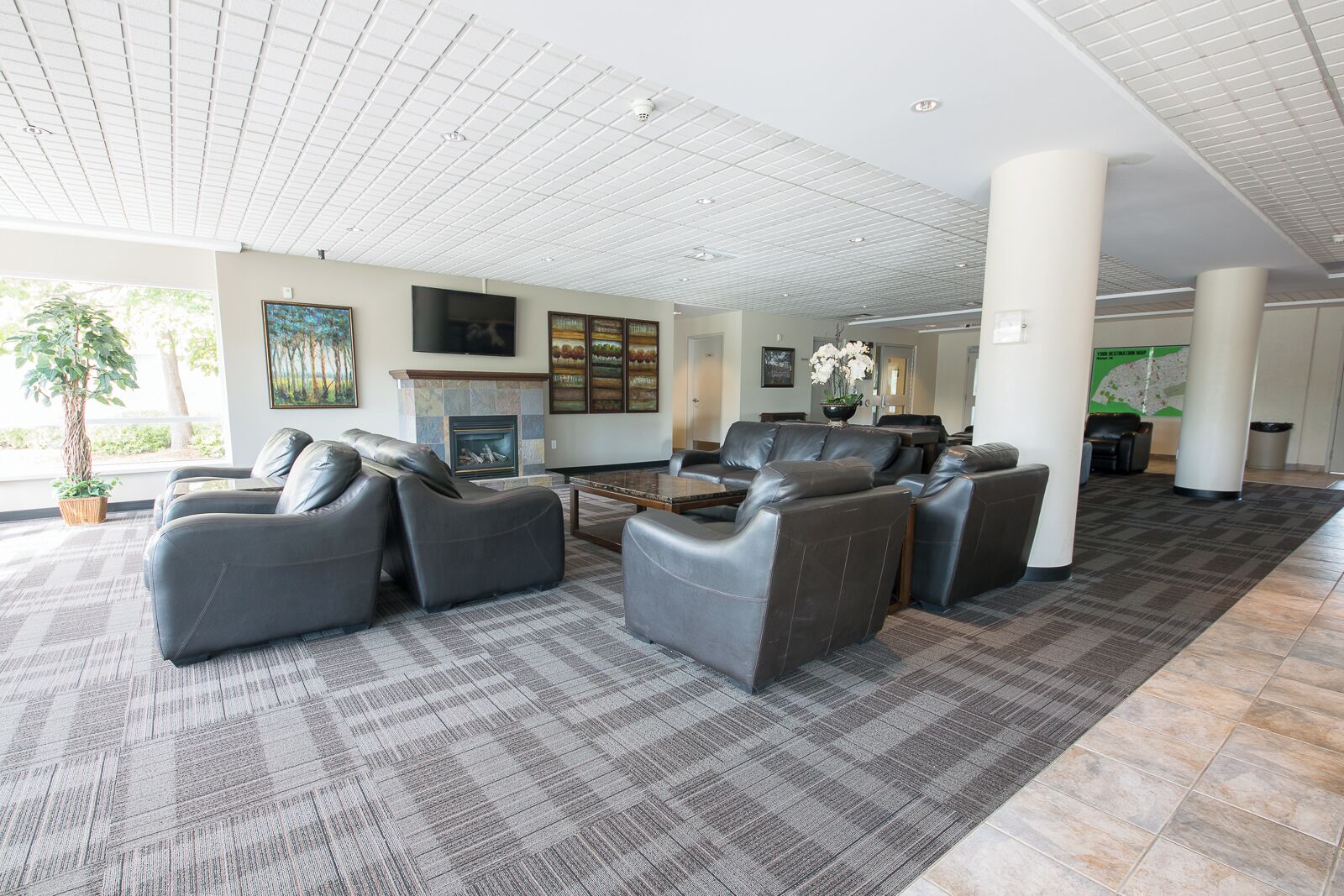 Lobby sitting area