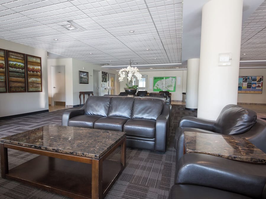 Lobby sitting area