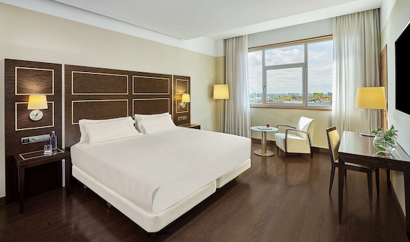 Minibar, in-room safe, desk, blackout curtains