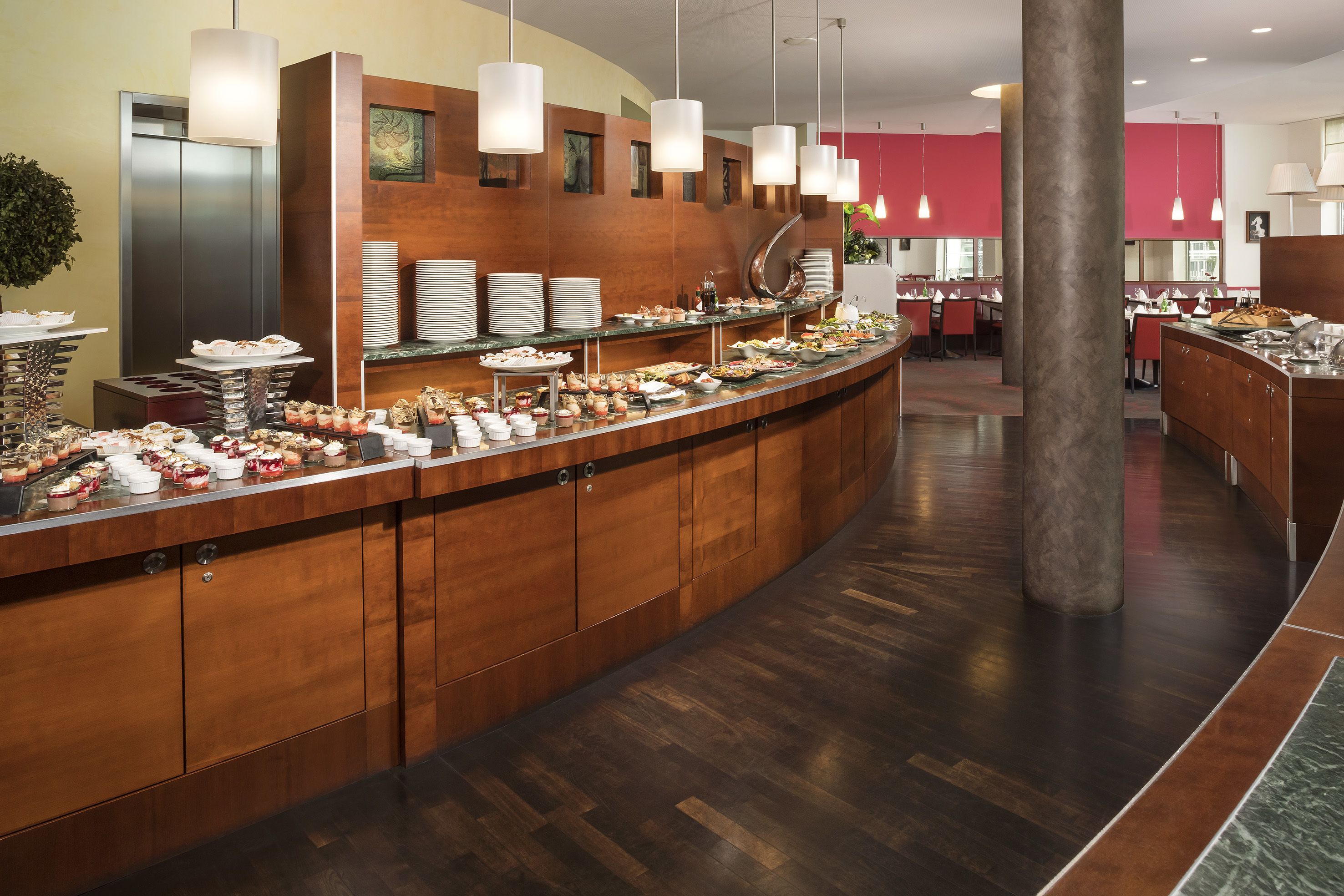 daily buffet breakfast (eur 28 per person)