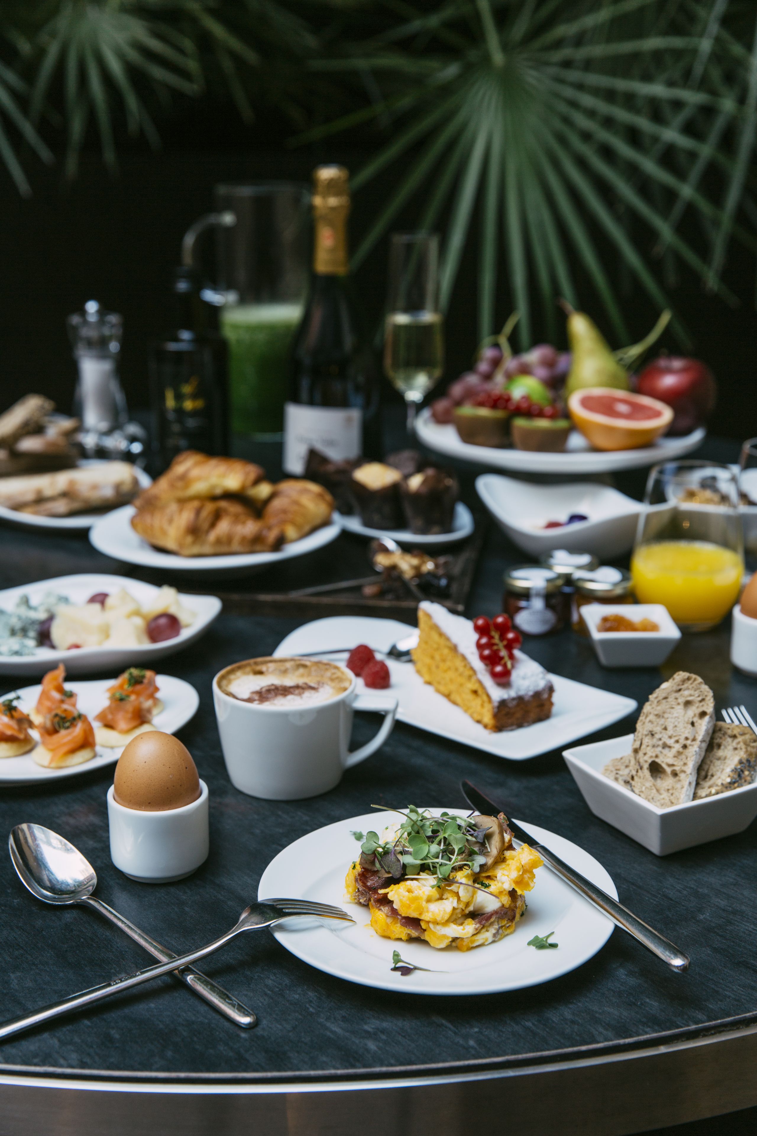 Morgenmadsbuffet hver dag (26.40 EUR pr. person)