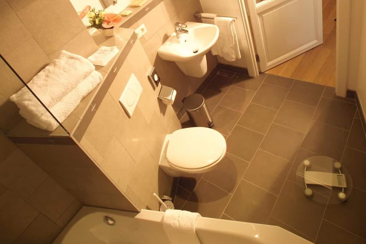 room | bathroom | free toiletries, hair dryer, bathrobes, slippers