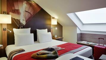 Premium bedding, minibar, in-room safe, desk