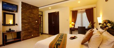 Vila premium, 1 quarto | 1 quarto, frigobar, cofres nos quartos, escrivaninha