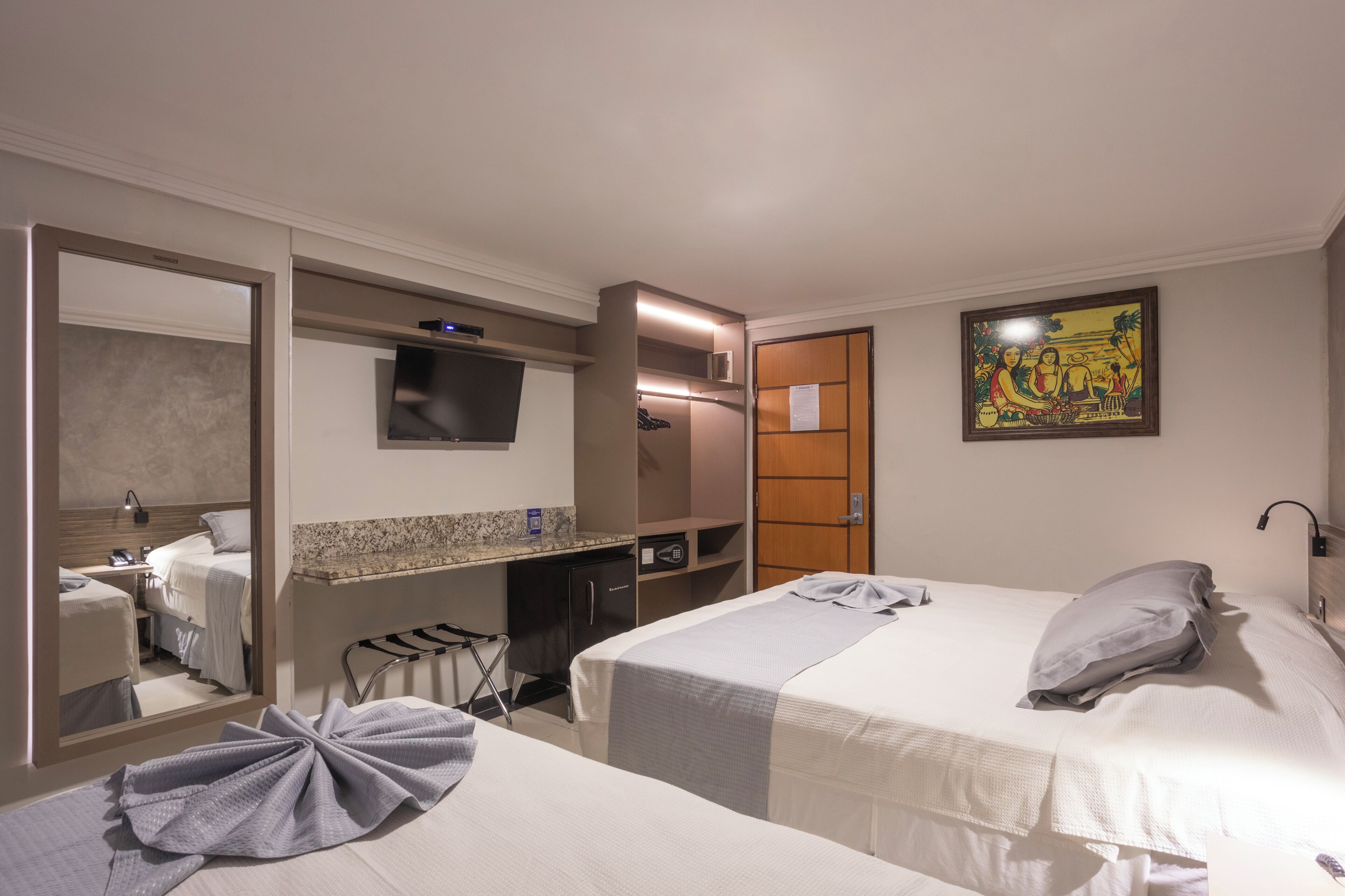 Biancheria da letto di alta qualità, minibar, una cassaforte in camera