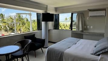 Ropa de cama de alta calidad y minibar