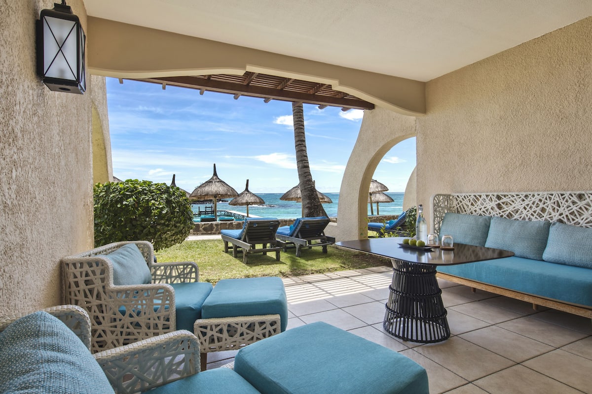 Junior Suite, Beachfront | Terrace/patio