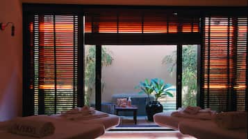 Salas de tratamiento para parejas y baño turco o hammam