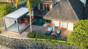 Villa, 2 Bedrooms (Beach Pool Villa) | Premium bedding, minibar, in-room safe, desk