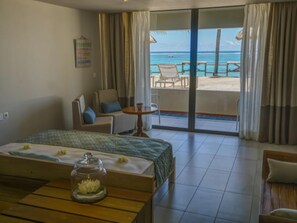 Deluxe Beachfront Room | View from room - Le Peninsula Bay Beach Resort (Blue Bay)