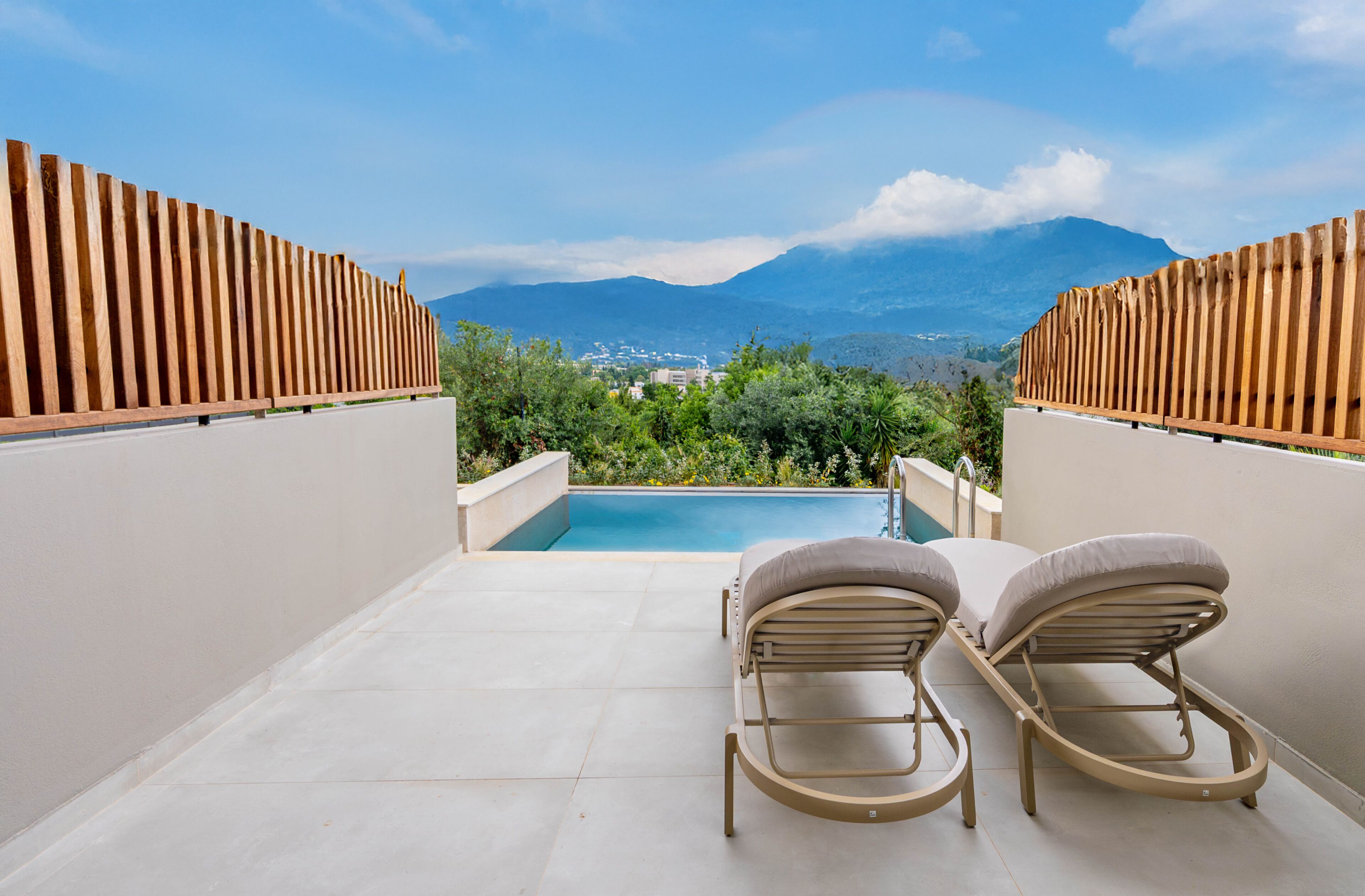 Executive Junior Suite with Private Pool & Sea View | Balcony view