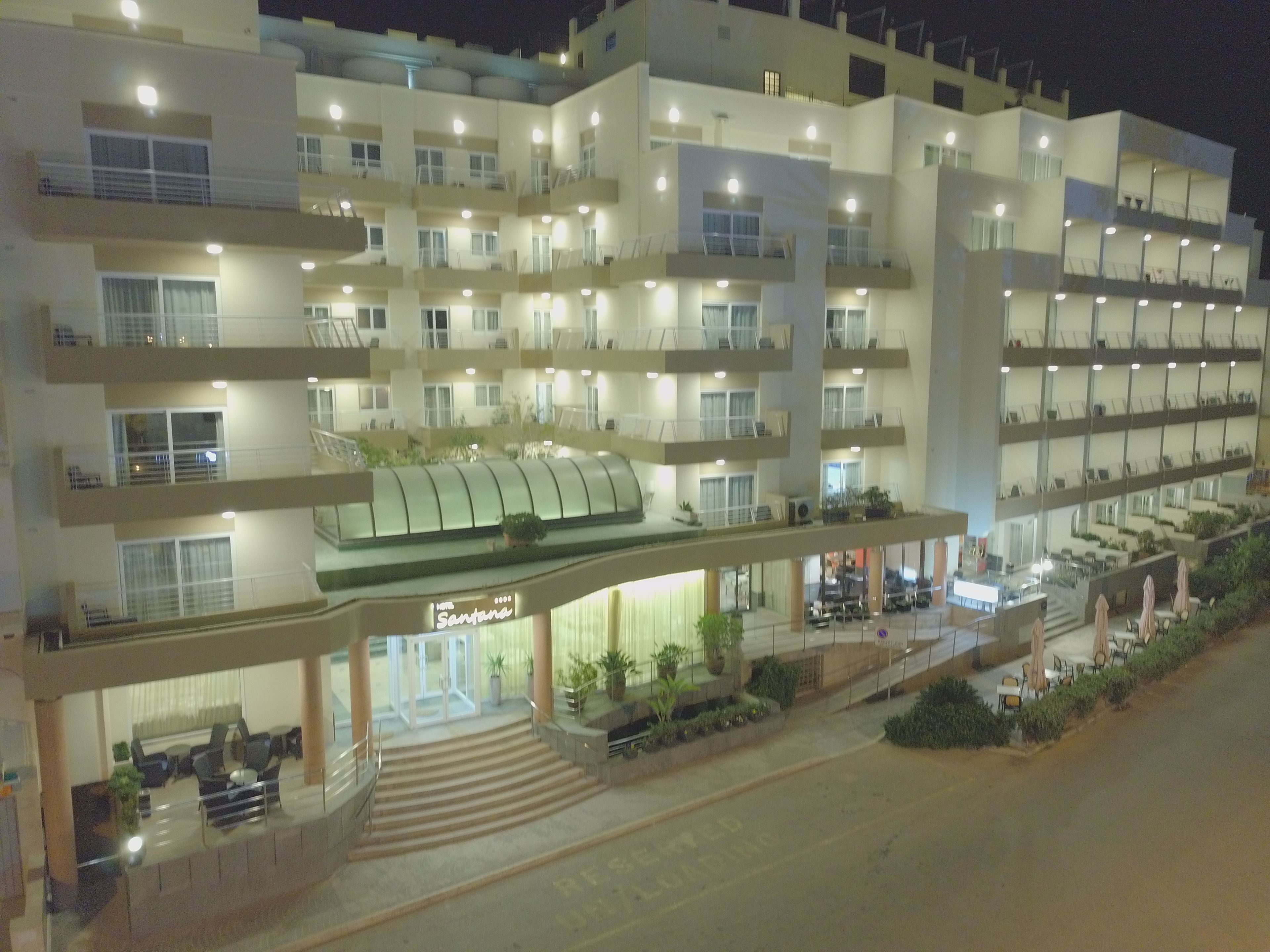 Front of property – evening/night