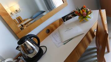 Minibar, in-room safe, desk, blackout drapes