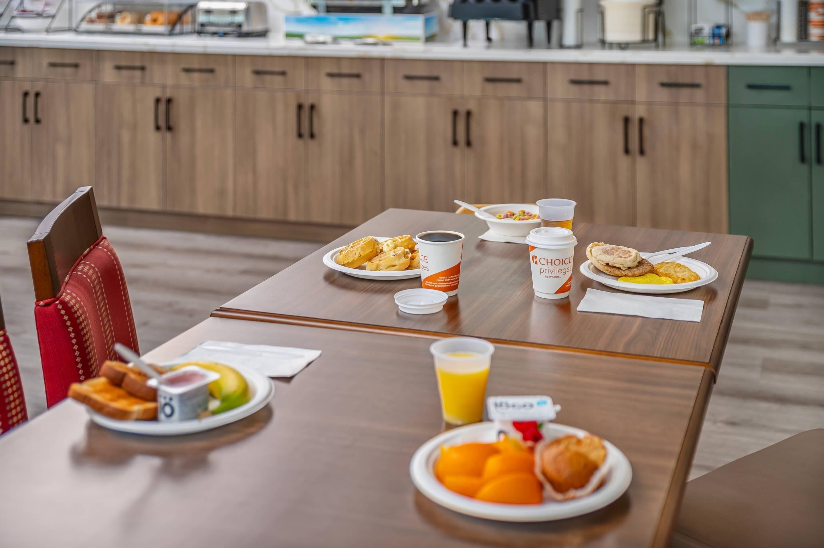 Free daily full breakfast