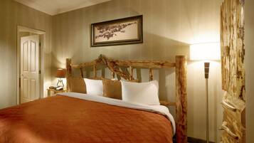1 bedroom, premium bedding, down comforters, pillowtop beds