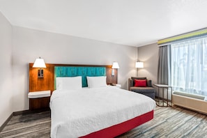 Room, 1 King Bed, Accessible | Desk, blackout drapes, iron/ironing board, rollaway beds