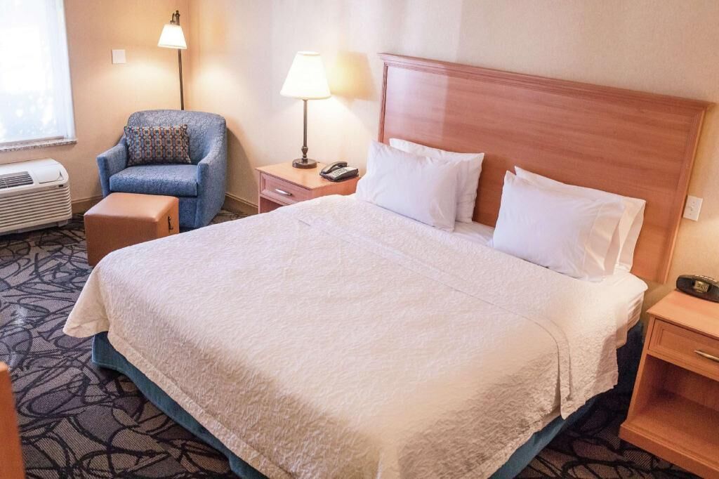 Desk, blackout drapes, iron/ironing board, rollaway beds