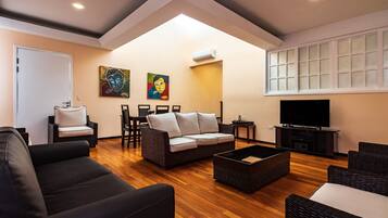 Two Bedrooms Villa | Living room | LCD TV, DVD player, MP3 dock