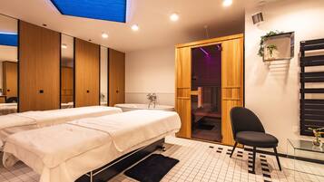 Salas de tratamiento para parejas, baño turco/hammam