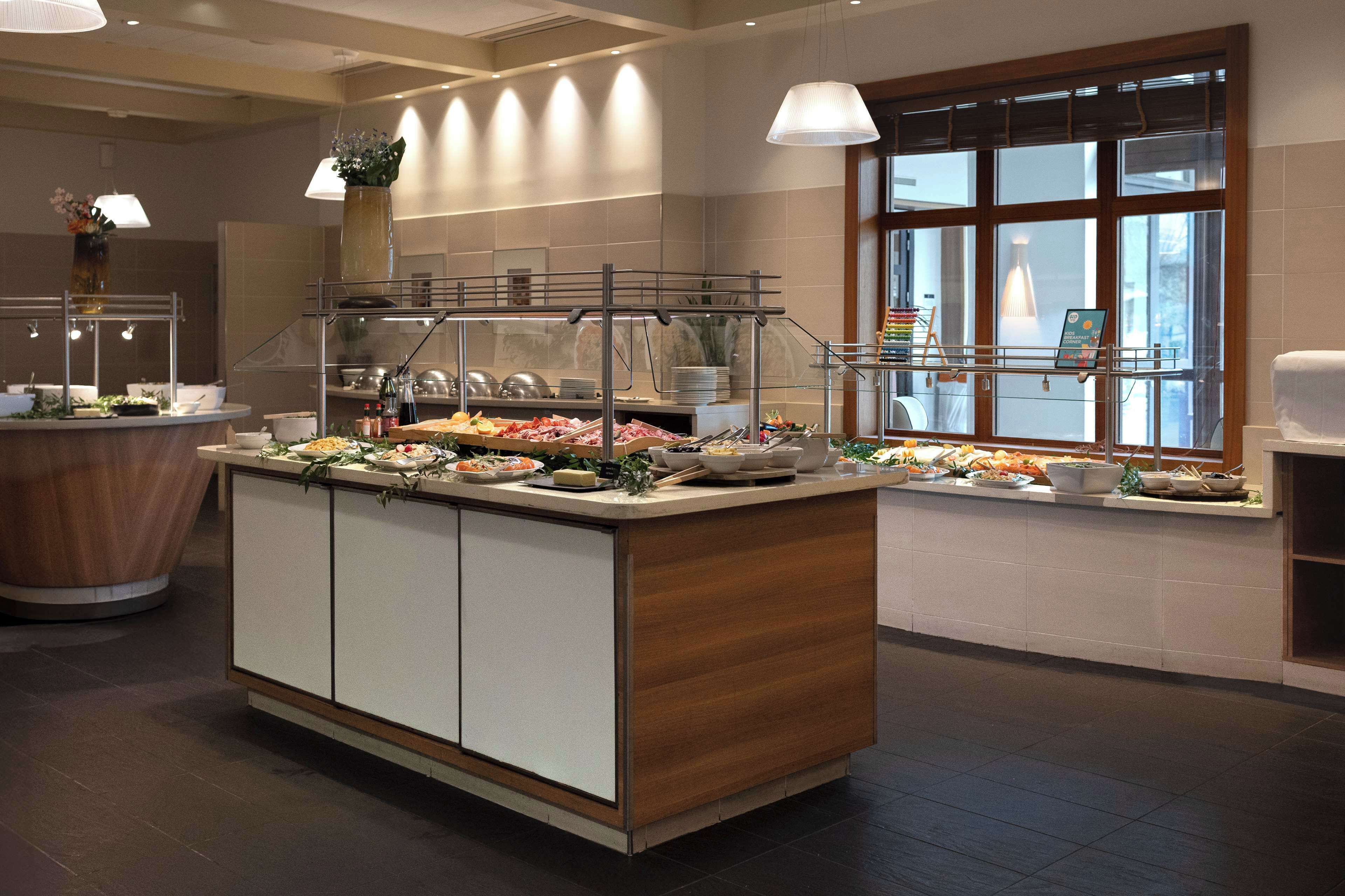 breakfast served, garden views