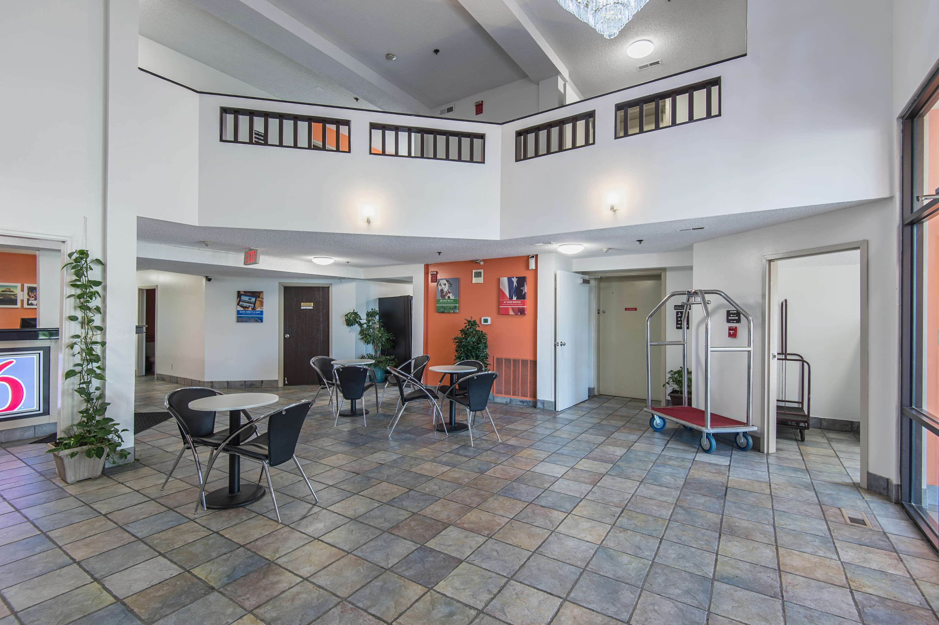 Lobby sitting area