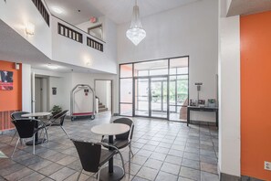 Sitteområde i lobbyen