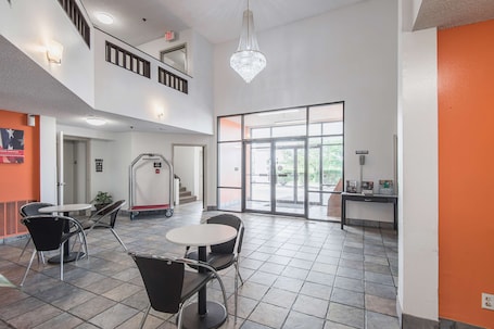 Lobby sitting area. Motel 6 Lawrence, KS