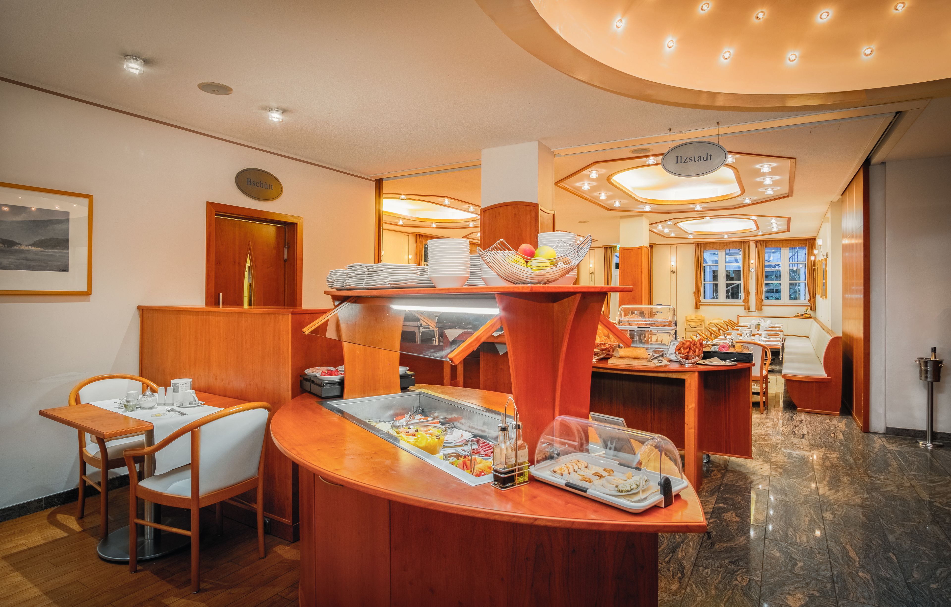 daily buffet breakfast (eur 15 per person)