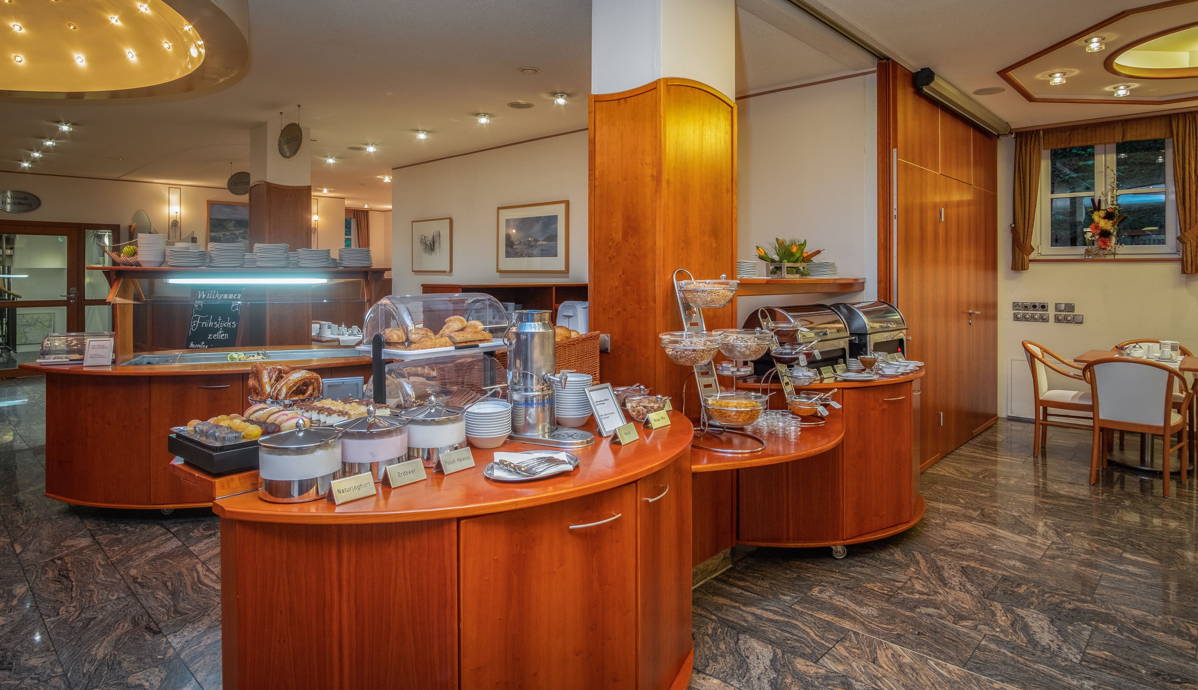 daily buffet breakfast (eur 15 per person)