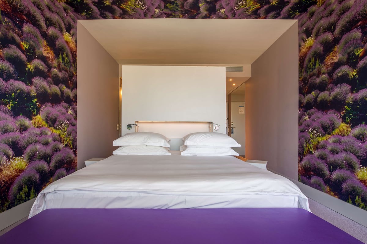 1 bedroom, hypo-allergenic bedding, in-room safe, desk