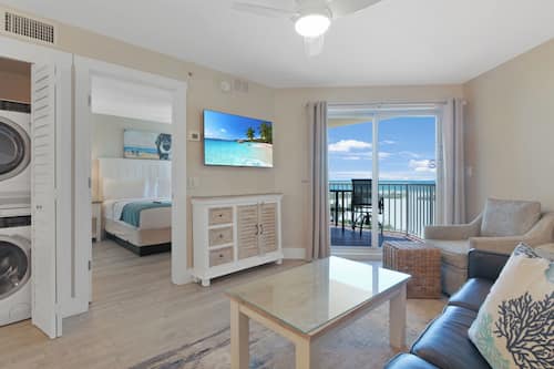 Appart'hôtel Premium, balcon, vue océan (Gulf Front) | Blanchisserie